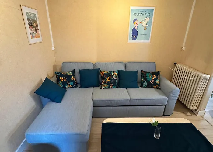 2 Pieces Avec Terrasse A Touques, Parking Privatif - Fr-1-712-88 * Touques